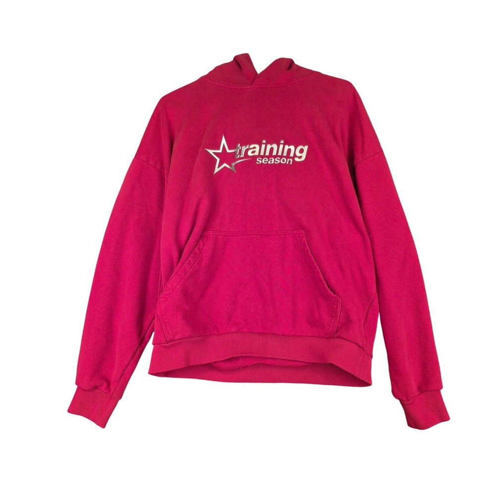 Dua Lipa Training Season Dark Pink Hoodie Mens Small Official Merch Cotton